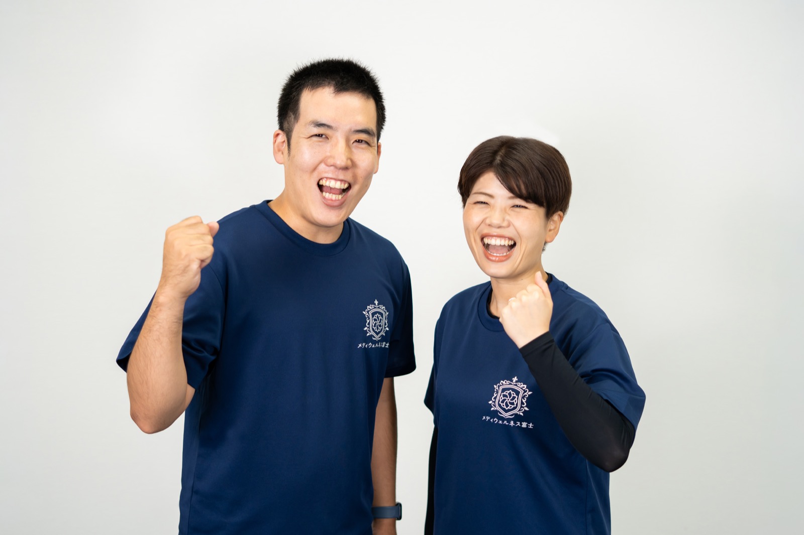 メディウェルネス富士の理学療法士スタッフ 栗原翼と堀江莉奈